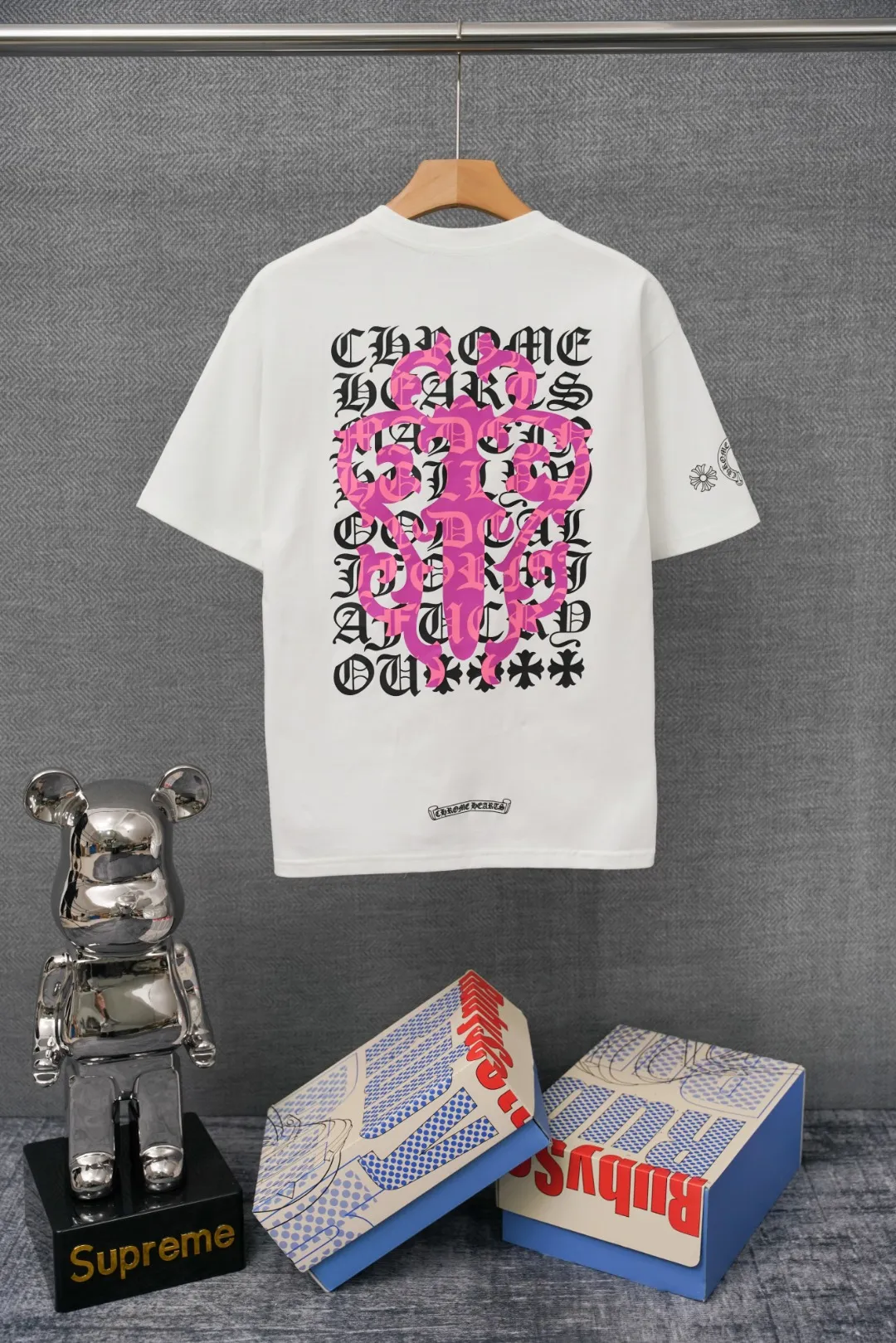 KT 19 63 Chrome Hearts T ， ， Black White S-XL